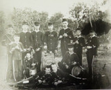 Rare Grouping. 9 x Antique Band Photos. Salvation Army, Charters Towers, Cairns