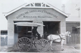 Early 1900s, QLD Ambulance Transport Brigade Hospital, Ipswich Photo.