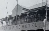 RARE Unrecorded ? WW1 1914-1918 North Pine Hotel Petrie AIF Soldiers Photo.