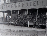 RARE Unrecorded ? WW1 1914-1918 North Pine Hotel Petrie AIF Soldiers Photo.