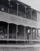 RARE Unrecorded ? WW1 1914-1918 North Pine Hotel Petrie AIF Soldiers Photo.