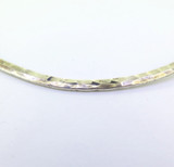 Handmade Sterling Silver Hammered Hand Forged Neck Torque 30.6g