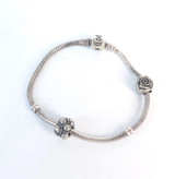 Pandora Bracelet with Two Sterling Charms