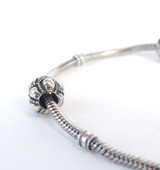 Pandora Bracelet with Two Sterling Charms