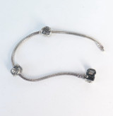 Pandora Bracelet with Two Sterling Charms