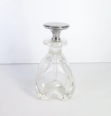 Antique J E Caldwell & Co x Gotham Sterling Silver & Glass Perfume Bottle