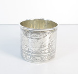 Vintage Childs Nursery Rhyme Sterling Silver Cup for Edith. Christening Birthday