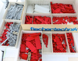 Large Job Lot Vintage Assorted Fischertechnik Parts in Fischertechnik Crate. #5