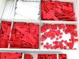 Large Job Lot Vintage Assorted Fischertechnik Parts in Fischertechnik Crate. #5