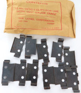 Vintage Lionel 027 Gauge 11 Track Clips.