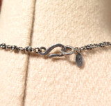 Designer Justin Davis 'Creation Key' Sterling Silver Diamond & Ruby Necklace