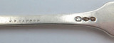 c1845 Pair USA Coin Silver Dessert Spoons. J B Capron.