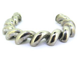 Stylish Sterling Silver Sleek Half Curb Link Chain Bracelet 59.2g