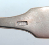 c1799 John Brown, Baltimore USA Coin Silver Large Tablespoon / Server.