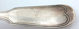 c1850s Klein, Mississippi USA Coin Silver Quality Heavy Set Tablespoon.