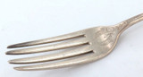 c1830s USA Coin Silver Nicely Engraved Fork. R & W Wilson, Philadelphia.