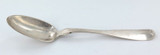 1800s American A. Sanborn of Lowell, MA Coin Silver Dessert Spoon.