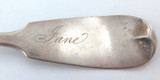 1800s USA Premium Coin Silver Spoon. Willard & Hawley, Syracuse.