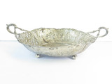 Large Antique European Style Pierced & Figural Serving Dish by Derby Silver Co