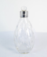 Vintage Chelsea Designer William Yeoward Small Crystal and Silverplate Decanter