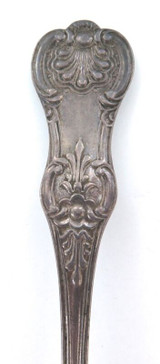 1853 Glasgow Sterling Silver Decorative Handle Teaspoon.