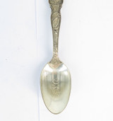 Antique R. Wallace & Sons Sterling Silver Water Lily Birthday Zodiac Spoon - Leo