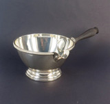 Vintage Sterling Silver Brand / Gravy Warmer With Wooden Handle