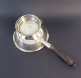 Vintage Sterling Silver Brand / Gravy Warmer With Wooden Handle