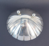 1955-65 Tiffany & Co Sterling Silver Scalloped Bowl On Bun Feet