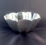 Vintage Tiffany & Co Sterling Silver Modernistic Fluted Bowl