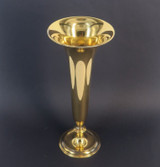Early - Mid Century Tiffany & Co Gilded Sterling Silver Trumpet Vase 19877