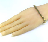 Fine Gold Plated Sterling Silver Filigree Ball bracelet 6.7g 18.5cm