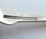 1800s American Coin Silver Teaspoon. Wm Pratt & Brother