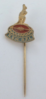 Vintage c1950s / 1960s N.S.W. R.F.L. / NSW Rugby League Pin. #2