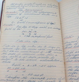 RARE Vintage Handwritten Notes on Cabinet Making / Furniture Repair.