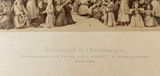 RARE c1870s Large Albumem Photo Print “Passion in Oberammergau” by J Albert #1