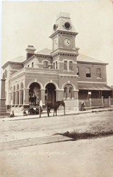 Scarce c1908 Postcard Post Office, Tenterfield, NSW.