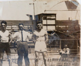 Vintage Original Largish Australian Boxing Photograph. Rushcutters Bay ?