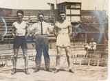 Vintage Original Largish Australian Boxing Photograph. Rushcutters Bay ?