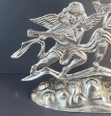 Ornate Vintage Godinger Cherub Candlestick Holder