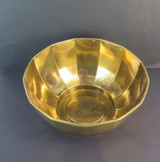 Large Vintage Goldplated Centrepiece Bowl