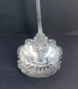 Huge Vintage Ornate W M Rogers Silverplate Ladle, Arundel Pattern