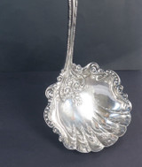 Huge Vintage Ornate W M Rogers Silverplate Ladle, Arundel Pattern