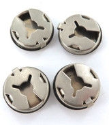 Vintage Sterling Silver Capped Fancy Buttons.