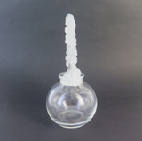 Vintage Lalique 'Claire Fontaine' Crystal Perfume Bottle With Lily Stopper