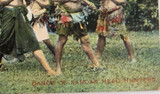 Rare Unused c1910 Dance of Samoan Head Hunters.