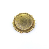 Decorative Antique 18ct Yellow Gold Mourning Photo Brooch 7.5g