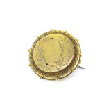 Decorative Antique 18ct Yellow Gold Mourning Photo Brooch 7.5g