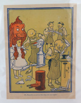 Super Rare, Great Lot / 9 x "1903 The New Wizard of Oz” Lithograph Book Plates