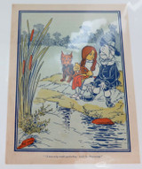 Super Rare, Great Lot / 9 x "1903 The New Wizard of Oz” Lithograph Book Plates
